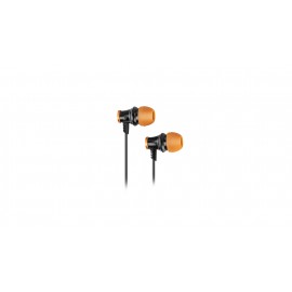 Krom Kinear Auriculares Dentro de oído Conector de 3,5 mm Negro, Naranja - nxkromkinear