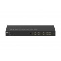 Netgear GSM4230P-100EUS switch Gestionado Gigabit Ethernet (10/100/1000) Energía sobre Ethernet (PoE) 1U Negro