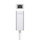 AISENS Conversor USB3.1 Gen1 USB-C A Ethernet Gigabit 10/100/1000 Mbps, 15 cm - A109-0505