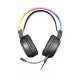 Mars Gaming MHRGB, Cascos Gaming RGB + Micro Flexible, Negro