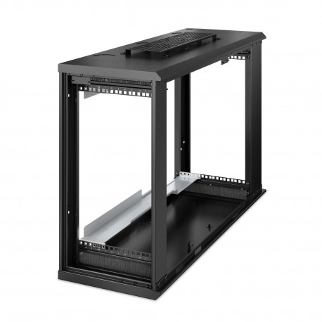 APC AR106VI armario rack 6U Bastidor de pared Negro