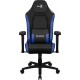 Aerocool CROWNBB Azul, Silla Gaming Ergonómica, Cojines Ajustables, Cuero Sintético Premium