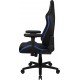 Aerocool CROWNBB Azul, Silla Gaming Ergonómica, Cojines Ajustables, Cuero Sintético Premium