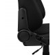 Aerocool CROWNBK Negro, Silla Gaming Ergonómica, Cojines Ajustables, Cuero Sintético Premium