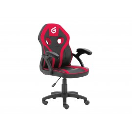 Conceptronic EYOTA06R silla para videojuegos Silla para videojuegos de PC Asiento acolchado Negro, Rojo