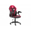 Conceptronic EYOTA06R silla para videojuegos Silla para videojuegos de PC Asiento acolchado Negro, Rojo