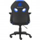 Conceptronic EYOTA06B silla para videojuegos Silla para videojuegos de PC Asiento acolchado Negro, Azul