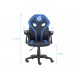 Conceptronic EYOTA06B silla para videojuegos Silla para videojuegos de PC Asiento acolchado Negro, Azul