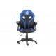 Conceptronic EYOTA06B silla para videojuegos Silla para videojuegos de PC Asiento acolchado Negro, Azul