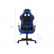 Conceptronic EYOTA04B silla para videojuegos Silla para videojuegos de PC Asiento acolchado Negro, Azul