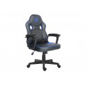 Conceptronic EYOTA03B silla para videojuegos Silla para videojuegos de PC Asiento acolchado Negro, Azul