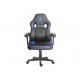 Conceptronic EYOTA03B silla para videojuegos Silla para videojuegos de PC Asiento acolchado Negro, Azul