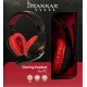 Konix Drakkar Auriculares Alámbrico Diadema Juego Negro, Rojo - 3328170242622