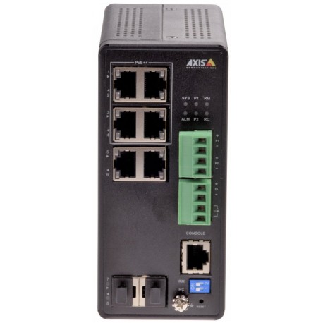 Axis T8504-R Gestionado Gigabit Ethernet (10/100/1000) Energía sobre Ethernet (PoE) Negro - 01633-001