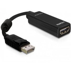 DELOCK Adaptador Displayport M a HDMI H Negro