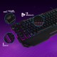 NGS GKX-450 ESP teclado USB QWERTY Español Negro - NGS-GAMING-0197