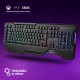 NGS GKX-450 ESP teclado USB QWERTY Español Negro - NGS-GAMING-0197