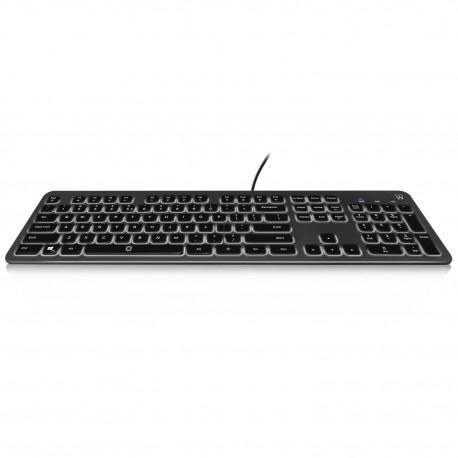 Ewent EW3269 teclado USB QWERTY Español Negro