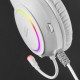 Mars Gaming MHRGBW Auriculares Chroma RGB Flow Micrófono Sonido Espacial Blanco