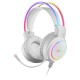 Mars Gaming MHRGBW Auriculares Chroma RGB Flow Micrófono Sonido Espacial Blanco