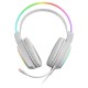 Mars Gaming MHRGBW Auriculares Chroma RGB Flow Micrófono Sonido Espacial Blanco