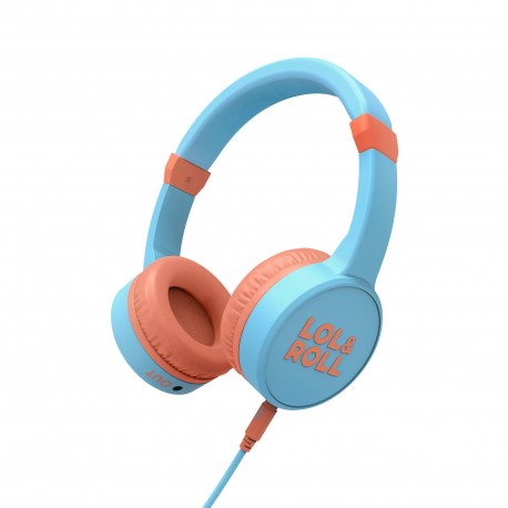 Energy Sistem Lol&Roll Pop Auriculares Alámbrico De mano Música Azul, Naranja - 451166