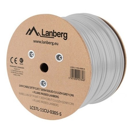 Lanberg LCS7L-11CU-0305-S cable de red Blanco 305 m Cat7 S/FTP (S-STP)