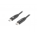 Lanberg CA-CMCM-40CU-0018-BK cable USB 1,8 m USB 2.0 USB C Negro