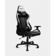 DRIFT DR175 Silla para videojuegos universal Asiento acolchado Negro, Blanco