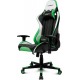 DRIFT DR175 Silla para videojuegos universal Asiento acolchado Negro, Verde, Blanco