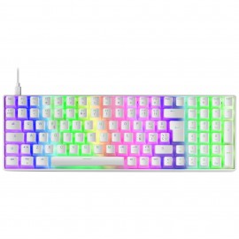 Mars Gaming MKULTRA Teclado Mecánico Blanco RGB Compacto 96% Switch Outemu SQ Marrón Español - MKULTRAWBRES