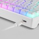 Mars Gaming MKULTRA Teclado Mecánico Blanco RGB Compacto 96% Switch Outemu SQ Marrón Español - MKULTRAWBRES