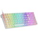 Mars Gaming MKULTRA Teclado Mecánico Blanco RGB Compacto 96% Switch Outemu SQ Marrón Español - MKULTRAWBRES