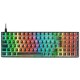 Mars Gaming MKULTRA Teclado Mecánico Negro RGB Compacto 96% Switch Outemu SQ Azul Español - MKULTRABES