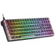 Mars Gaming MKULTRA Teclado Mecánico Negro RGB Compacto 96% Switch Outemu SQ Azul Español - MKULTRABES