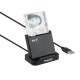 TooQ Lector de Tarjetas Inteligentes DNIe VISION USB 2.0, Negro - TQR-220B