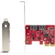 StarTech.com Tarjeta PCIe SATA - Tarjeta PCI Express Controladora de 2 Puertos SATA