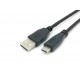 Equip 128886 cable USB 3 m USB 2.0 USB A USB C Negro