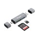 Equip 245460 lector de tarjeta USB 3.2 Gen 1 (3.1 Gen 1) Type-A/Type-C Gris