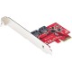 StarTech.com 2P6G-PCIE-SATA-CARD tarjeta y adaptador de interfaz Interno