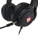 CHERRY JA-2200 Auriculares Alámbrico Diadema Juego Negro