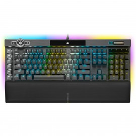 Corsair K100 RGB Optical-Mechanical Gaming teclado USB QWERTY Inglés, Español Negro - ch-912a01a-es