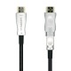 AISENS Cable HDMI V2.0 AOC Desmontable Premium Alta Velocidad / HEC 4k@60Hz 4:4:4 18Gbps, A/M-D/A/M, Negro, 20m - A148-0511