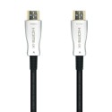 AISENS Cable HDMI V2.0 AOC Premium Alta Velocidad / HEC 4k@60Hz 18Gbps, A/M-A/M, Negro, 20m - A148-0378