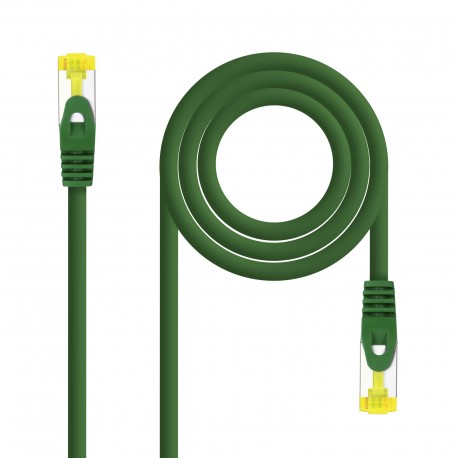 Nanocable Cable Red Latiguillo RJ45 LSZH CAT.6A SFTP AWG26, Verde, 30 cm - 10.20.1900-L30-GR