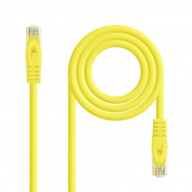 Nanocable Cable Red Latiguillo RJ45 LSZH CAT.6A UTP AWG24, Amarillo, 30 cm - 10.20.1800-L30-Y