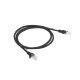 Lanberg PCU6-10CC-0100-BK cable de red 1 m Cat6 U/UTP (UTP) Negro