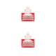 Nanocable Cable Red Latiguillo RJ45 CAT.6 UTP AWG24, Rojo, 30 cm - 10.20.0400-L30-R