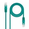 Nanocable Cable Red Latiguillo RJ45 CAT.6 UTP AWG24, Verde, 30 cm - 10.20.0400-L30-GR