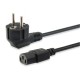 Equip 112121 cable de transmisión Negro 3 m Enchufe tipo F C13 acoplador